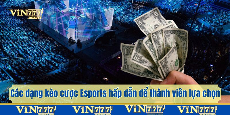 Anh em có thể tìm thấy nhiều kèo hỗ trợ tại Esports VIN777