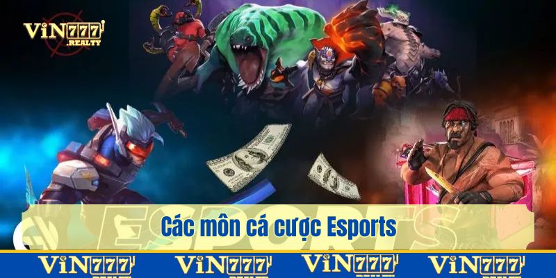Các môn cá cược Esports